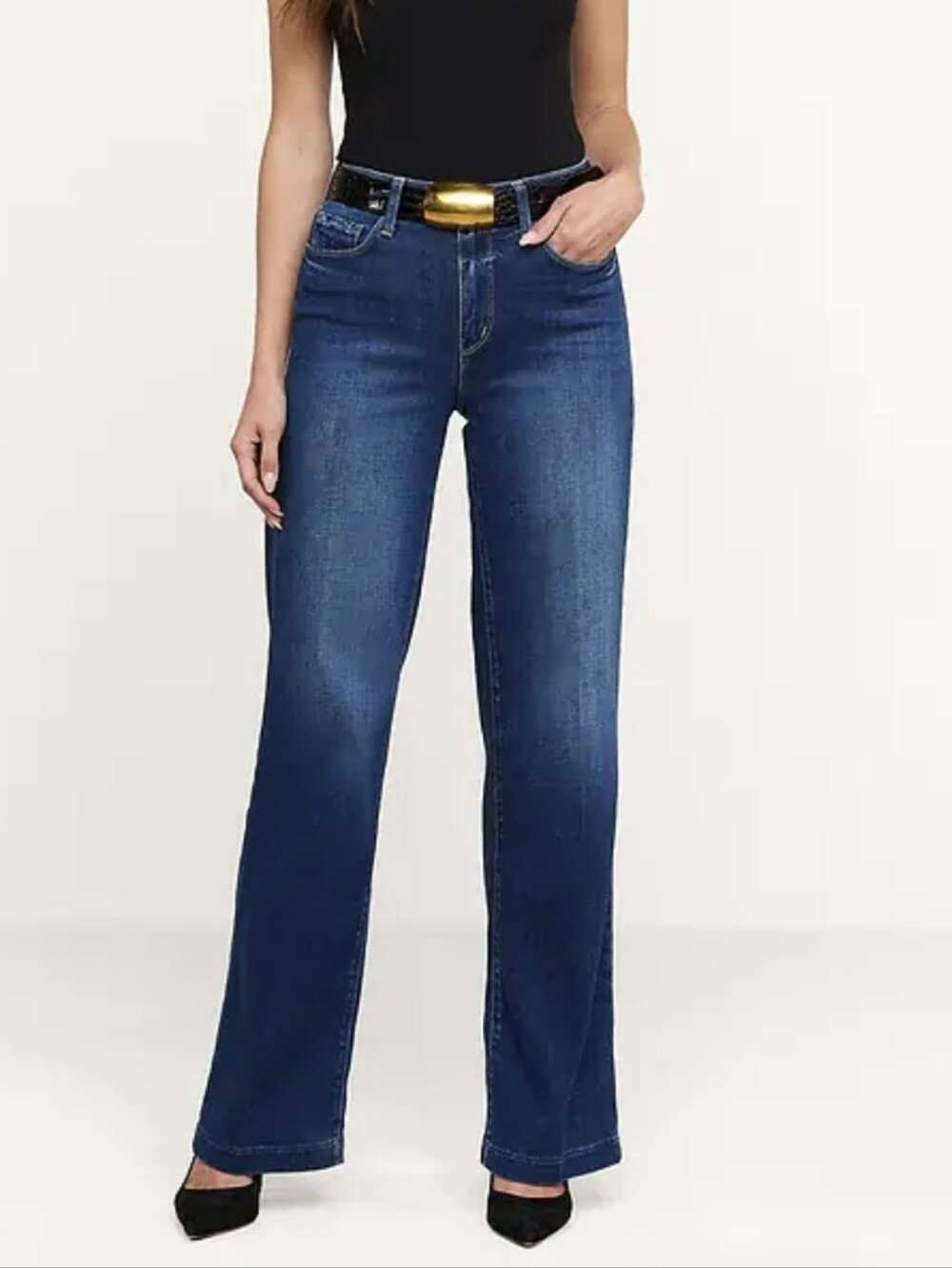 NWT L'Agence Scottie Wide-Leg Jean Size 28